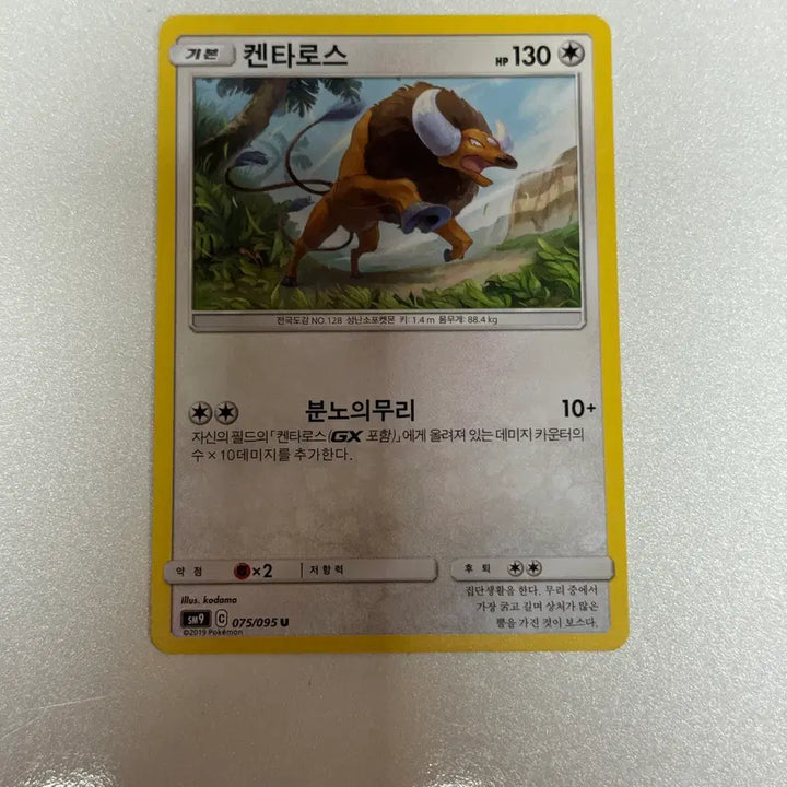 [BUNJANG] Pokemon Card Kentauros / 포켓몬카드 켄타로스 판매 2