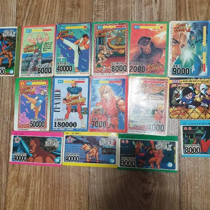 [BUNJANG] Street Fighter Vintage Card / 스트리트 파이터 고전 카드