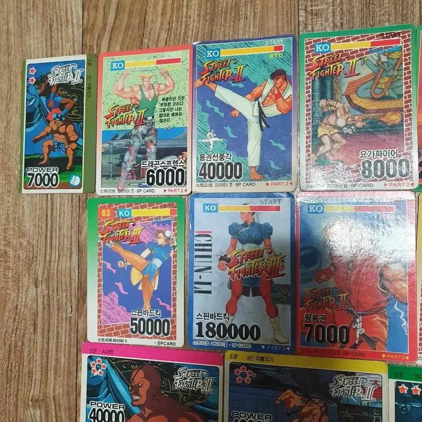 [BUNJANG] Street Fighter Vintage Card / 스트리트 파이터 고전 카드