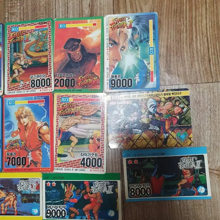 [BUNJANG] Street Fighter Vintage Card / 스트리트 파이터 고전 카드