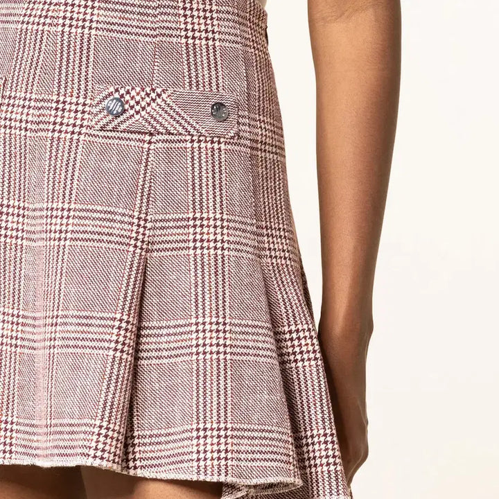 [BUNJANG] Maje Check Flare Skirt Size 28 / 새상품 MAJE 마쥬 체크 플레어 스커트 28