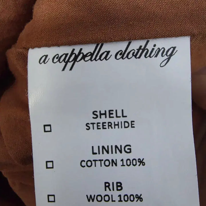 [BUNJANG] Acappella Clothing A-1 Jacket Steerhide Lot.554 / 아카펠라클로딩 A-1 자켓 스티어하이드 lot.554 40사이즈