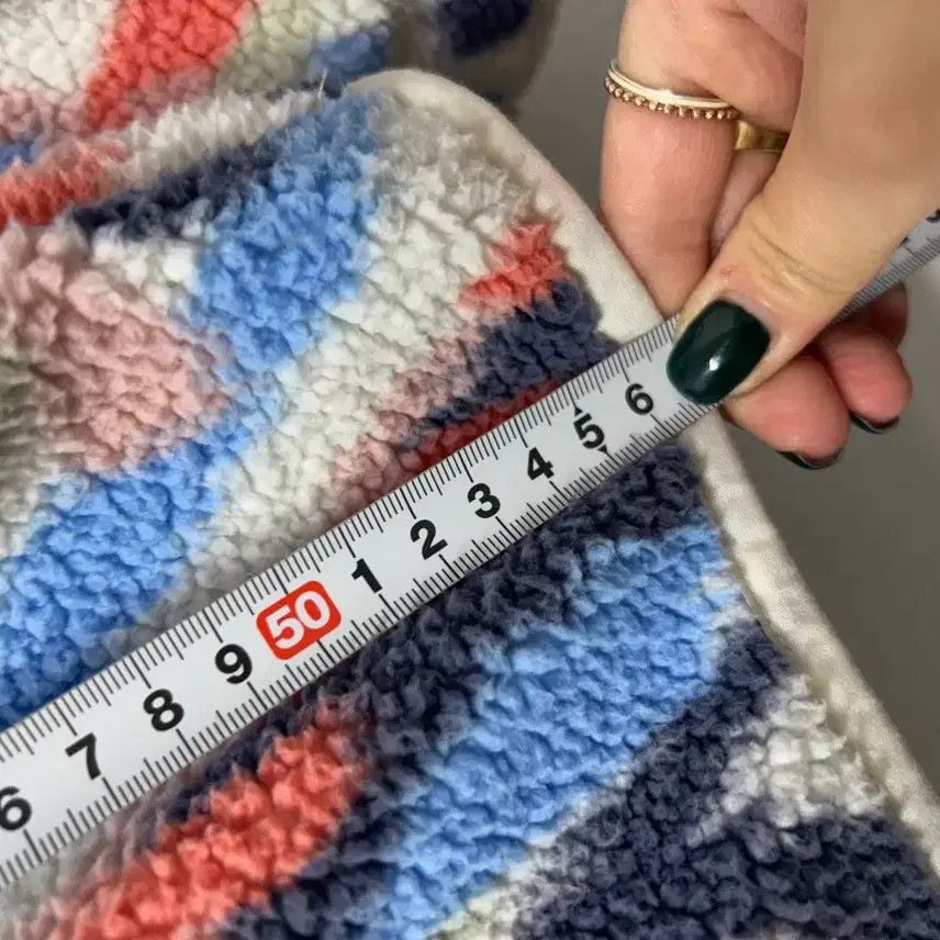 [BUNJANG] Abercrombie Fleece Jacket Pattern S / 아베크롬비 플리스 자켓 패턴 S