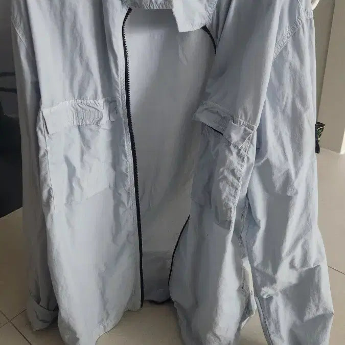 [BUNJANG] Stone Island Naslan Light Overshirt Sky Blue / 스톤아일랜드 나슬란 라이트 오버셔츠 스카이블루
