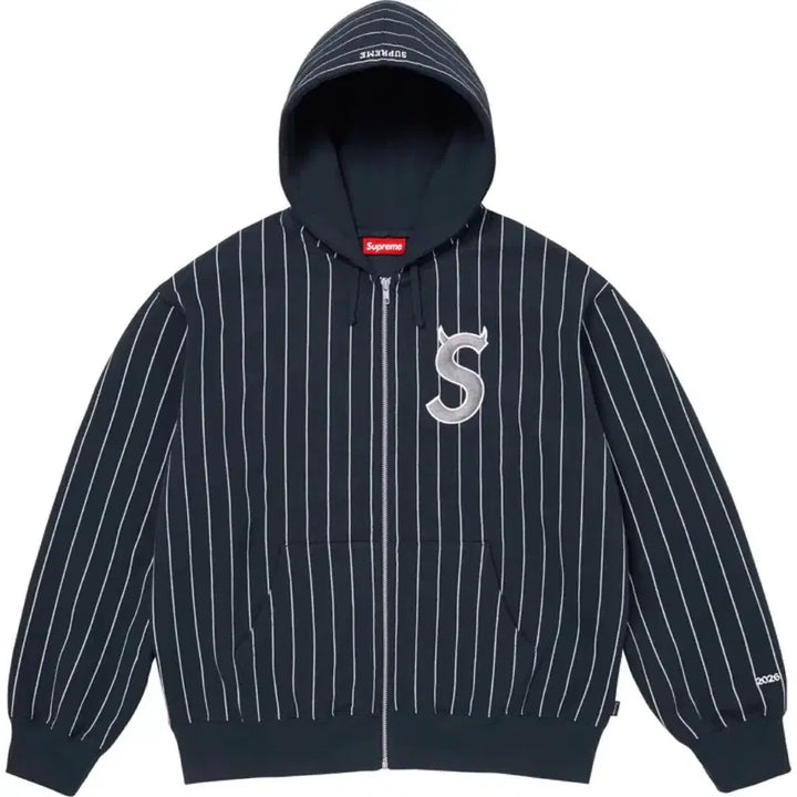 [SOLD OUT] 슈프림 데빌로고 후드집업 L 새상품