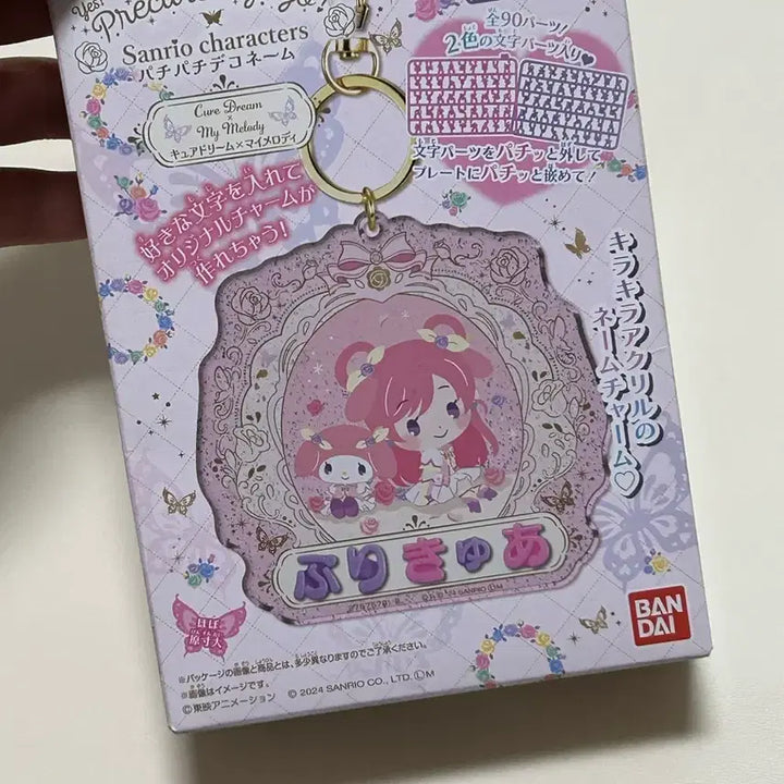 [BUNJANG] Sanrio x Precure Collaboration Name Keychain / 산리오 프리큐어 콜라보 네임키링 새상품 단순개봉