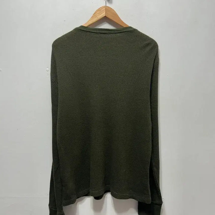 [BUNJANG] Polo Ralph Lauren Waffle Long Sleeve Olive XL / 폴로 랄프로렌 와플 롱슬리브 올리브 XL