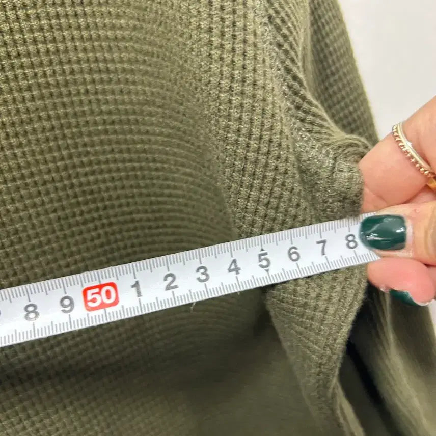 [BUNJANG] Polo Ralph Lauren Waffle Long Sleeve Olive XL / 폴로 랄프로렌 와플 롱슬리브 올리브 XL