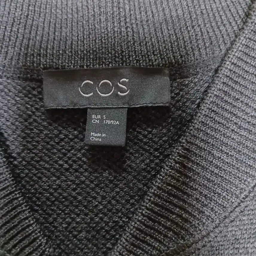 [BUNJANG] COS Wool Bomber Jacket Blue / COS 코스 니트 울 봄버 블루종 자켓 S 실측95호