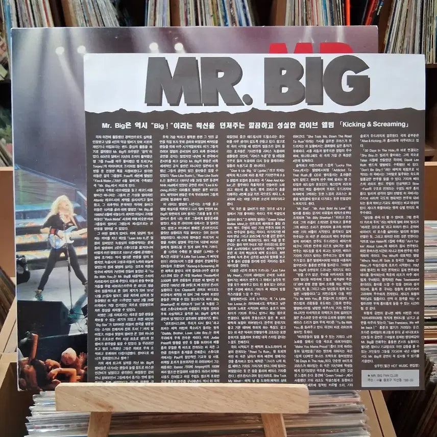 [BUNJANG] Mr. Big Live LP Record / 소장가치 미스터 빅 라이브 LP 음반 할인