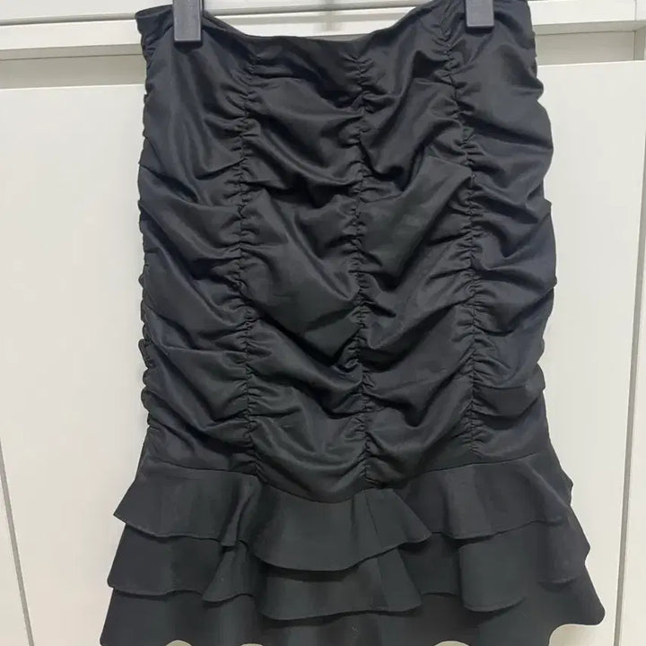[BUNJANG] Vintage Shirred Midi Skirt / 빈티지 셔링 미디스커트