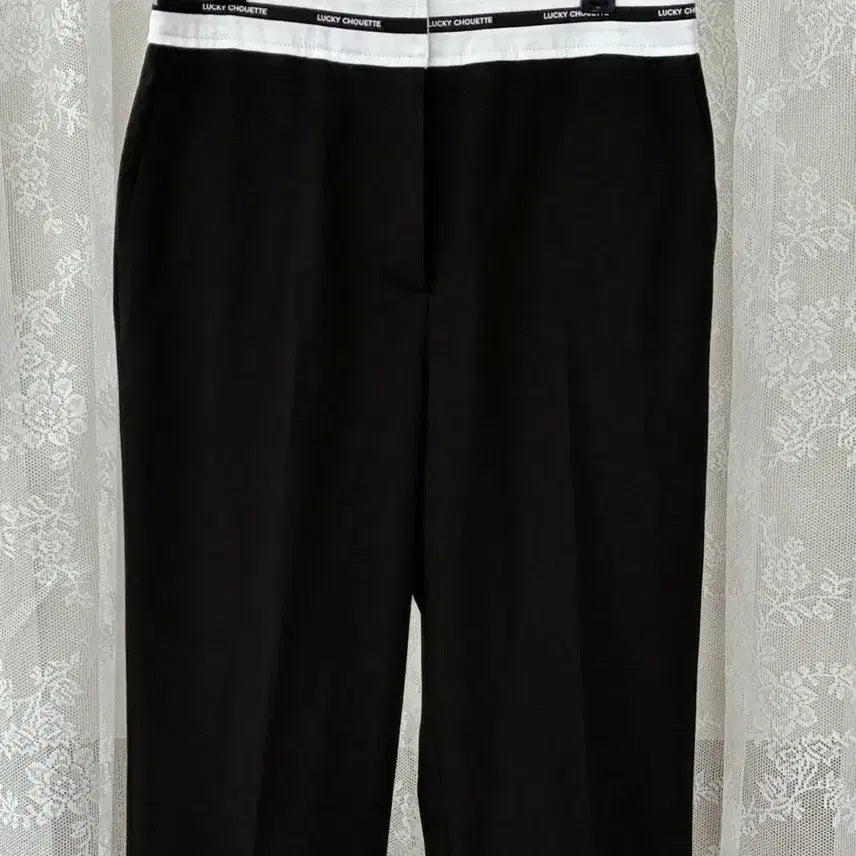 [BUNJANG] Lucky Chouette 23FW Slacks Black / 36) 럭키슈에뜨 23fw 슬랙스 블랙