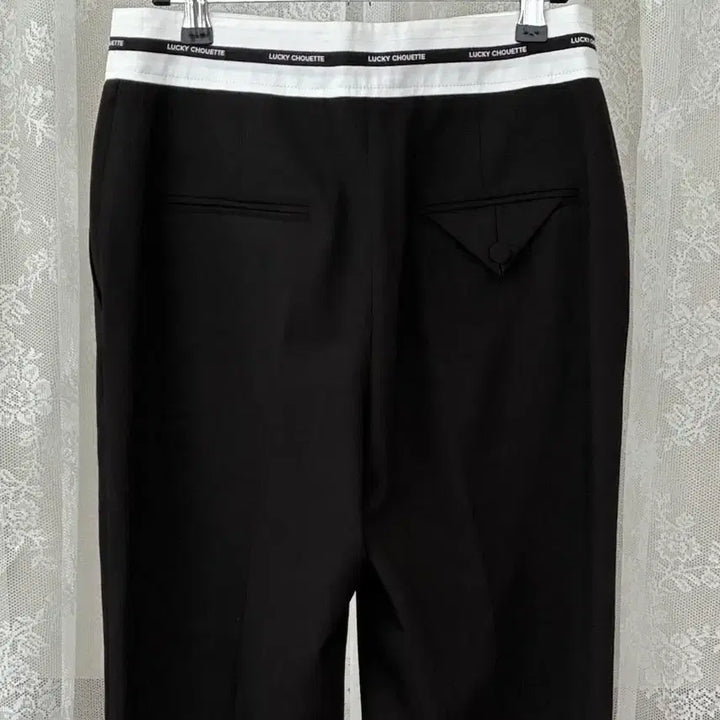 [BUNJANG] Lucky Chouette 23FW Slacks Black / 36) 럭키슈에뜨 23fw 슬랙스 블랙