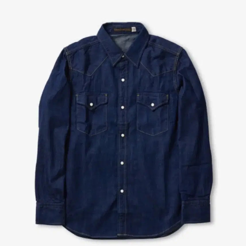 [BUNJANG] Full Count Western Denim Shirt 4894 / 풀카운트 웨스턴 데님 셔츠 4894