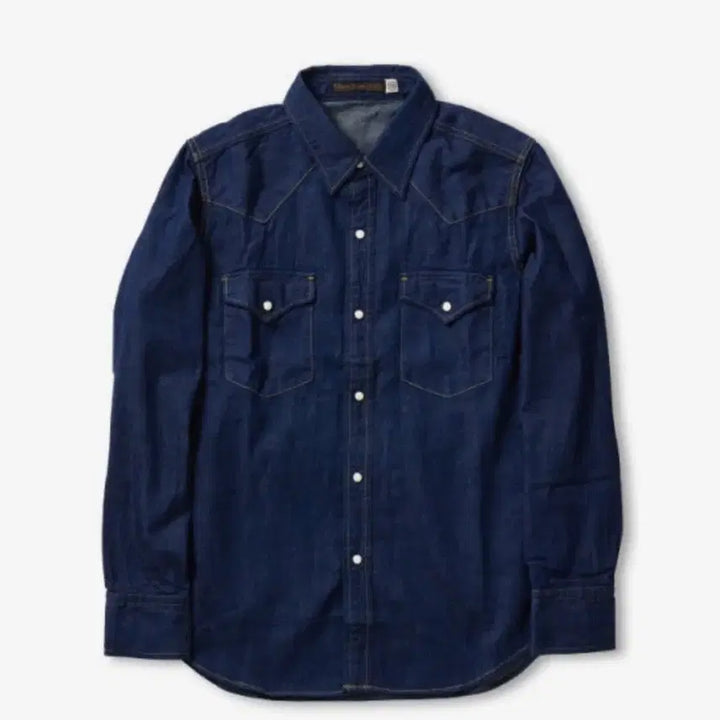 [BUNJANG] Full Count Western Denim Shirt 4894 / 풀카운트 웨스턴 데님 셔츠 4894