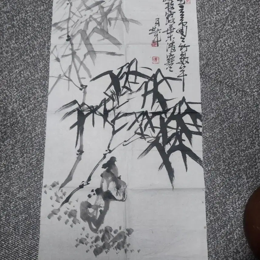 [BUNJANG] Ink Bamboo Painting (Master Daljae Lee) / 동양화 묵죽도 (월성 이달재)