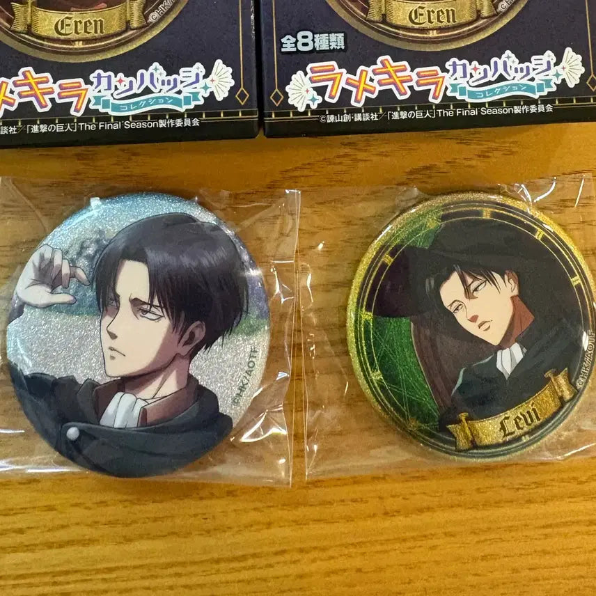 [BUNJANG] Attack on Titan Levi Lamékira Ocean Can Badge / 교환))진격의 거인 리바이 라메키라 바다 캔뱃지