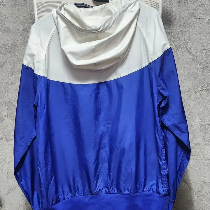 [BUNJANG] Nike Windbreaker Jacket White/Blue / 나이키 바람막이 화이트/블루