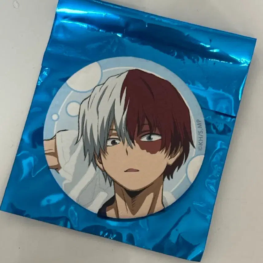 [BUNJANG] My Hero Academia Todoroki Gokurakutang Can Badge / 나히아 히로아카 쇼토 극락탕 캔뱃지 판매