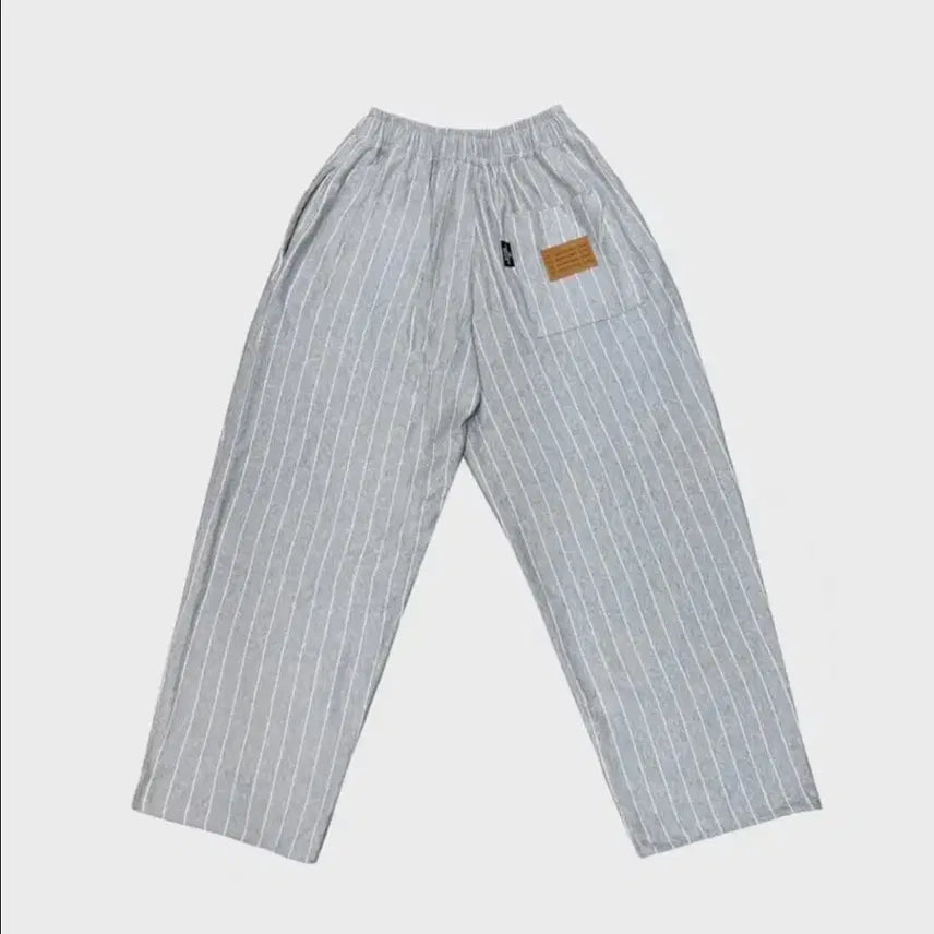 [BUNJANG] Mysterious Hotel Striped Sweat Pants Gray / (오늘만)미스테리어스호텔 스트라이프 스웻 팬츠 그레이