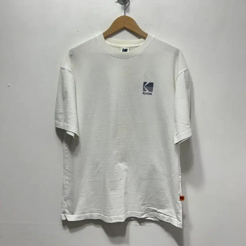 [BUNJANG] Kodak White Short Sleeve T-shirt M / 코닥 화이트 반팔 티셔츠 M