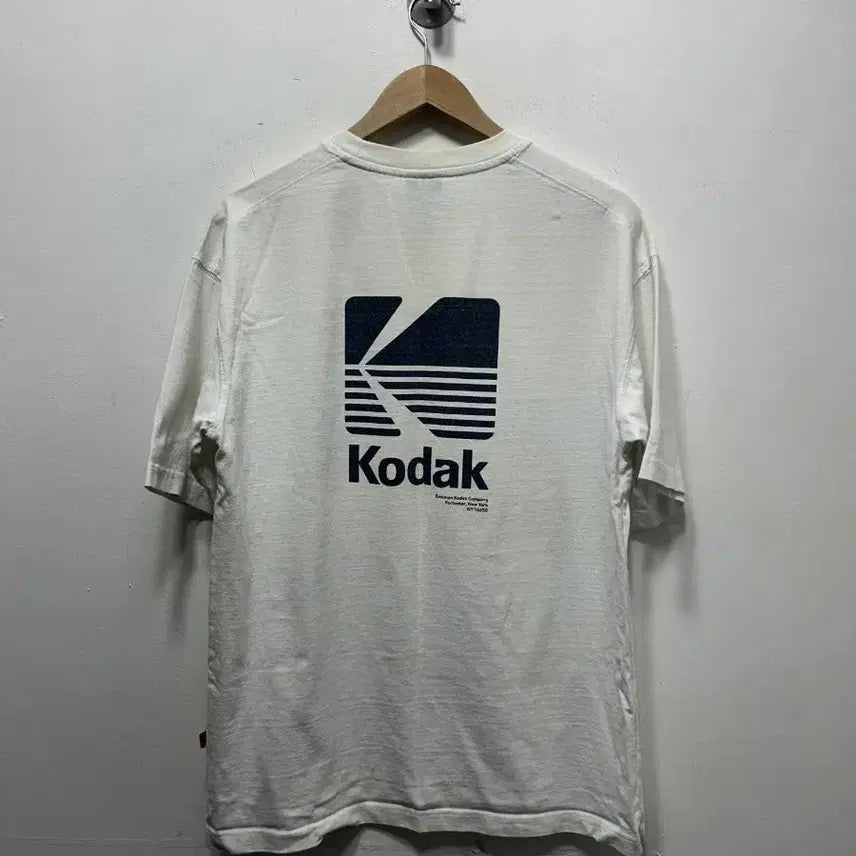 [BUNJANG] Kodak White Short Sleeve T-shirt M / 코닥 화이트 반팔 티셔츠 M