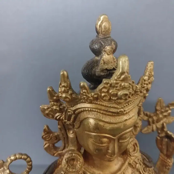 [BUNJANG] Brass Guan Yin Statue / 황동 관세음보살 불상 조각상