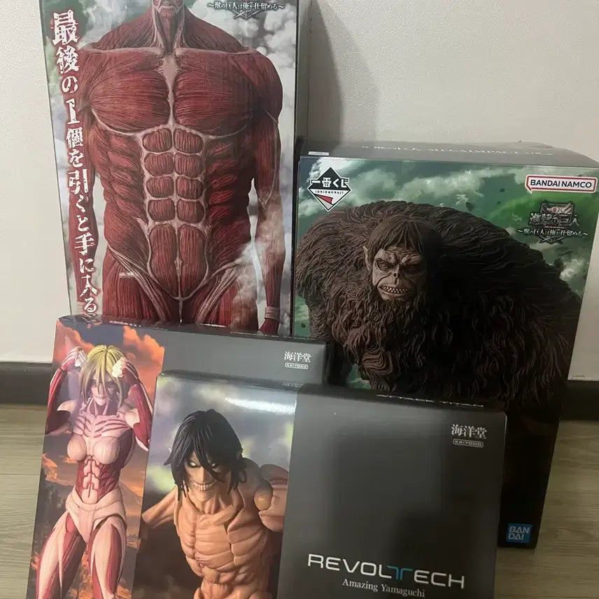 [BUNJANG] Attack on Titan Figure Bundle Set / (개봉양품)(오늘만 이 가격)진격의 거인 피규어 일괄