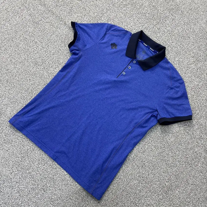 [BUNJANG] Descente Golf Functional Collar Short Sleeve T-shirt / 105 데상트 골프 기능성 카라 반팔티 0330J