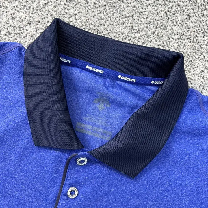 [BUNJANG] Descente Golf Functional Collar Short Sleeve T-shirt / 105 데상트 골프 기능성 카라 반팔티 0330J