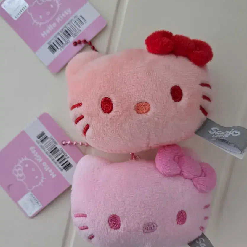 [BUNJANG] Hello Kitty Face Plush Keychain Bundle Set / 키티얼굴인형 키링 일괄