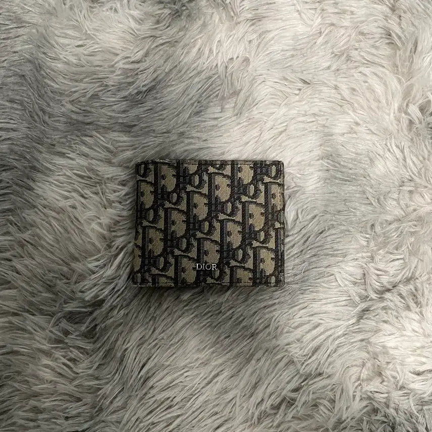 [BUNJANG] Dior Oblique Bi-fold Wallet Beige / [좋은 상태] 디올 오블리크 반지갑 베이지
