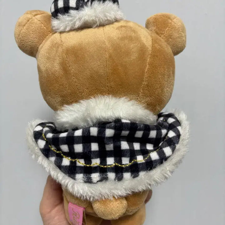 [BUNJANG] Classic Rilakkuma Strawberry Cape Plush Doll / 고전 리락쿠마 딸기 망토 인형