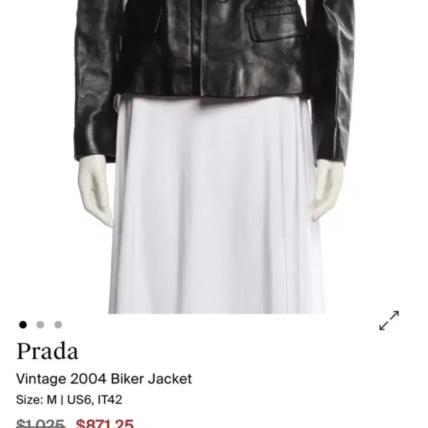 [BUNJANG] Prada Leather Jacket / (오아엔스/바티스트)프라다 가죽자켓