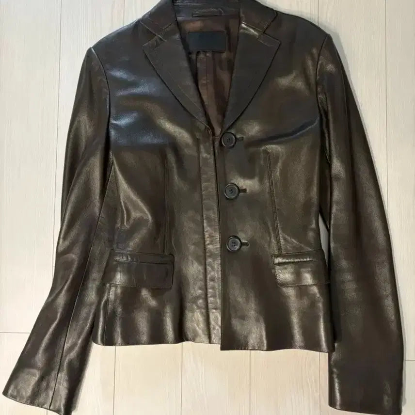 [BUNJANG] Prada Leather Jacket / (오아엔스/바티스트)프라다 가죽자켓
