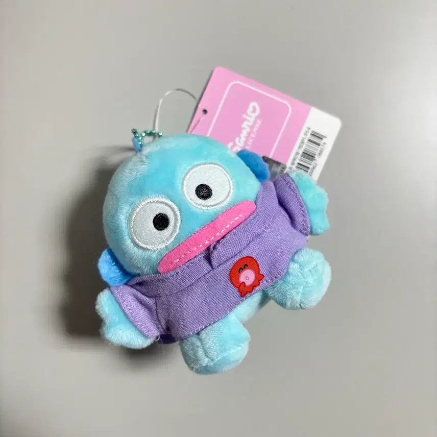 [BUNJANG] Sanrio Hangyodon Bag Charm Keychain (New) / 정품 한교동 후드 8cm가방걸이 키링(새상품)
