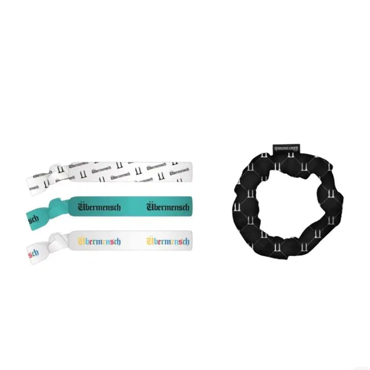 [SOLD OUT] 새상풍 지드래곤 위버멘쉬 헤어밴드, 스크런치 세트 멀티컬러 머리끈 일본