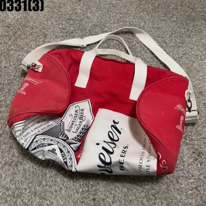 [BUNJANG] Budweiser Duffel Bag Boston Bag / 버드와이저 더플백 보스턴백 0331