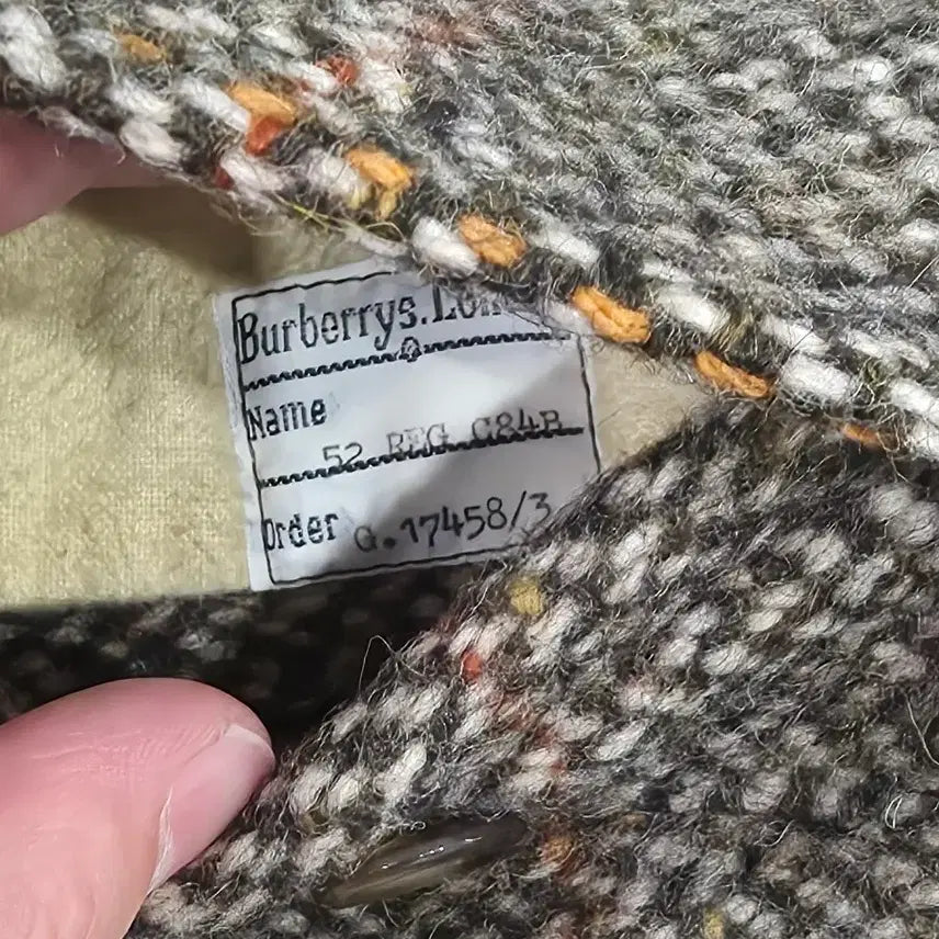 [BUNJANG] Burberry Irish Tweed Coat / 버버리 아이리쉬 트위드 코트