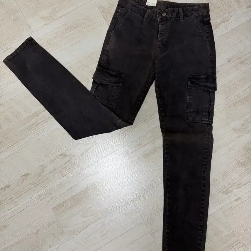 [BUNJANG] Dark Grey Denim Skinny Pants / 다크 그레이 데님 스키니 팬츠