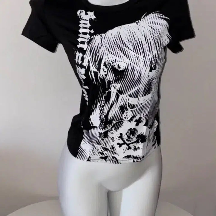[BUNJANG] Death Note Misa Black T-shirt / 데스노트 미사 반팔티 블랙