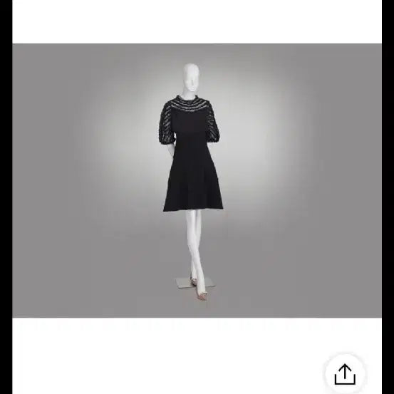 [BUNJANG] Mine Black Midi Dress (Size 44) / 마인 블랙 원피스 44사이즈
