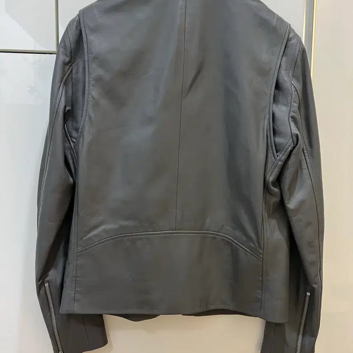 [BUNJANG] Theory Lambskin Gray Jacket / 띠어리 양가죽 그레이자켓