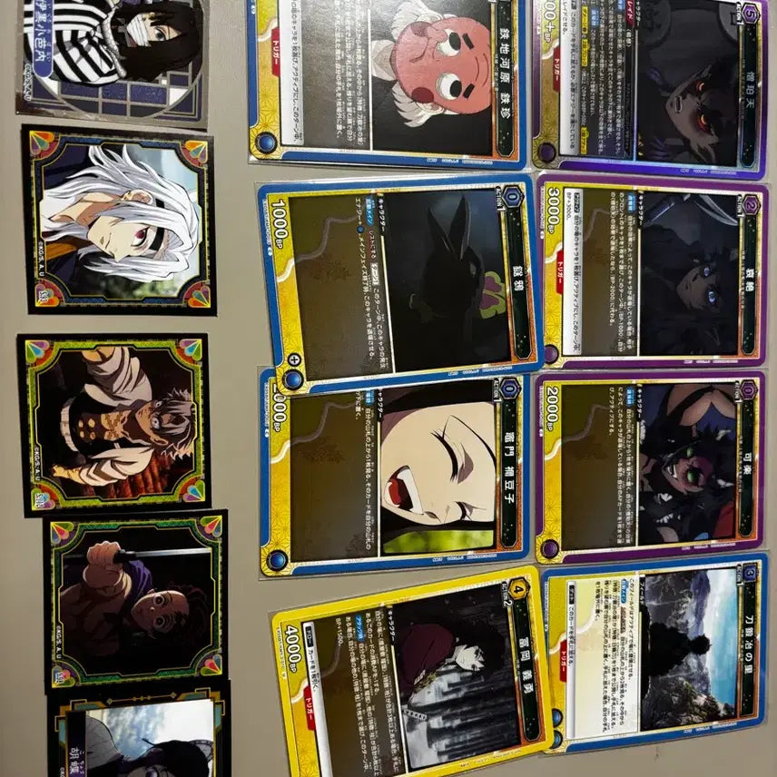 [BUNJANG] Demon Slayer Card and Sticker Set / 귀멸의칼날 지류 굿즈 카드 스티커