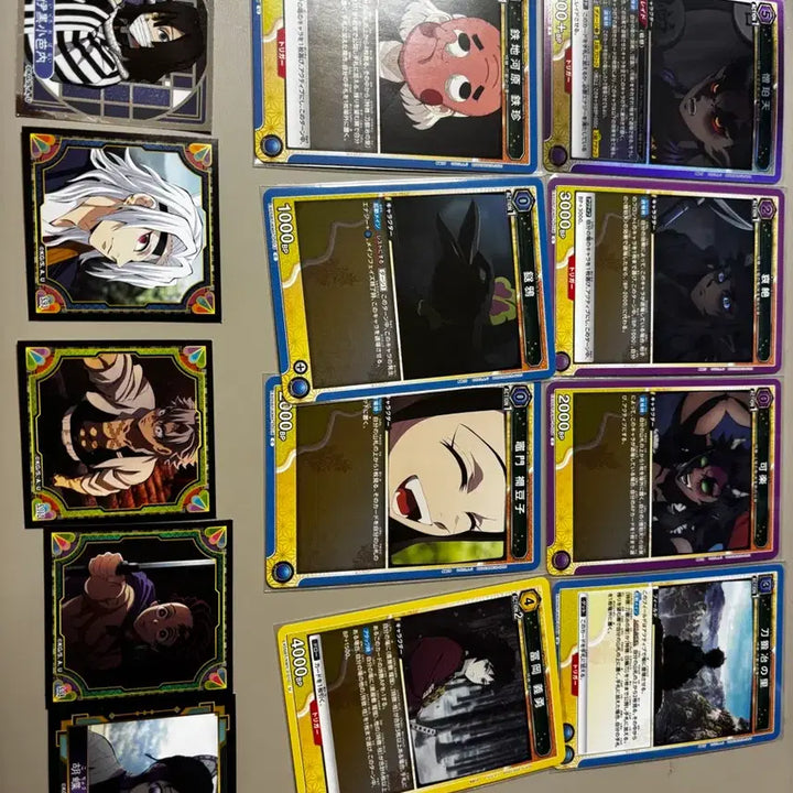 [BUNJANG] Demon Slayer Card and Sticker Set / 귀멸의칼날 지류 굿즈 카드 스티커