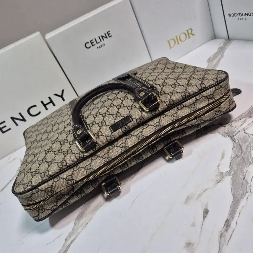 [BUNJANG] Gucci GG Supreme Briefcase Tote Bag / (정품) 구찌 GG 수프림 브리프케이스 남자 서류가방 토트백