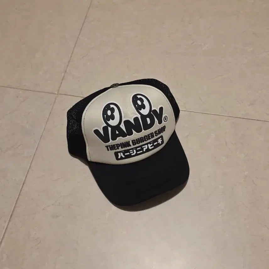[BUNJANG] Bandi The Pink Mesh Cap Black / 반디더핑크 매쉬캡 블랙