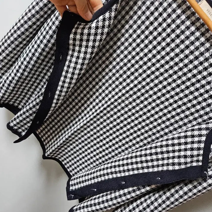 [BUNJANG] Vegetable Check Cardigan / 베지터블 체크 가디건 (새제품)