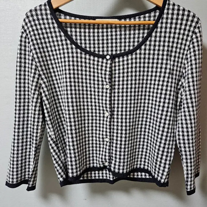 [BUNJANG] Vegetable Check Cardigan / 베지터블 체크 가디건 (새제품)