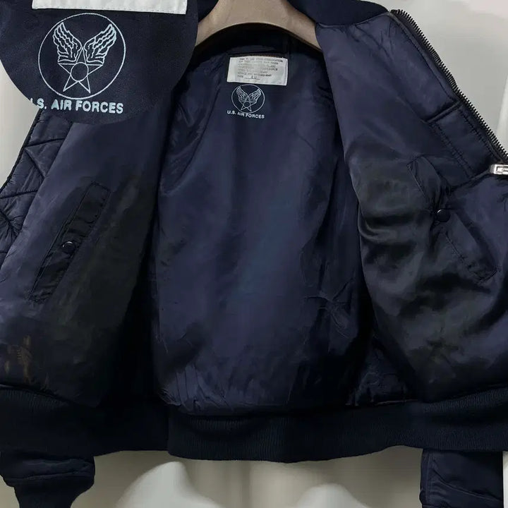 [BUNJANG] USAF B-15C Wool Pile Modified Flight Bomber Jacket / 80&
